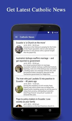 Daily Catholic Bible ( Free ) android App screenshot 20